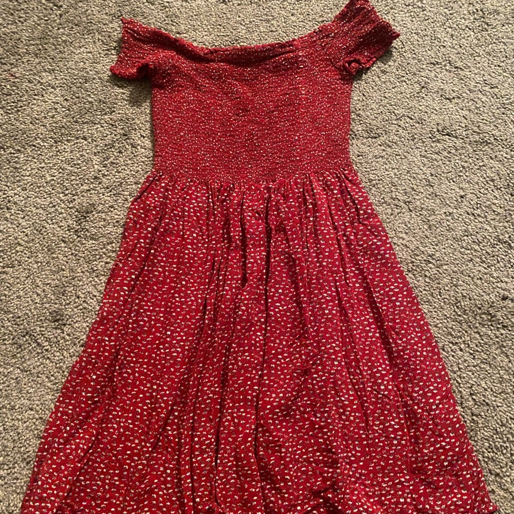 brandy floral dress